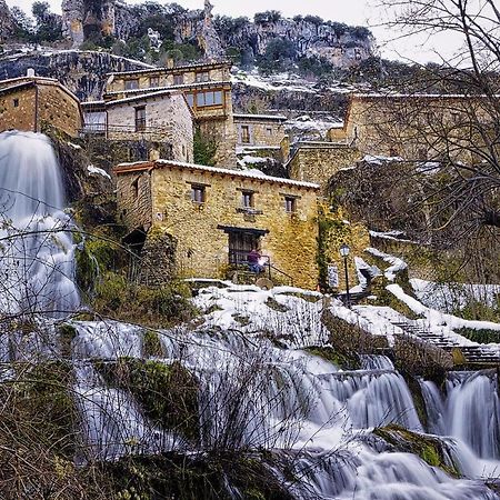 El Salto Del Agua Autentico El Molino De La Cascada Orbaneja Orbaneja del Castillo Exterior photo